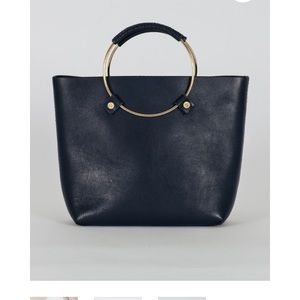 Tribe alive black luxe handle handbag